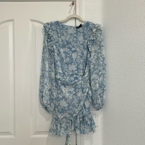 Women’s floral ruffle dress